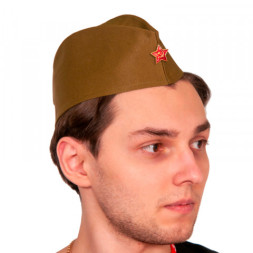 Пилотка солдатская со звездой