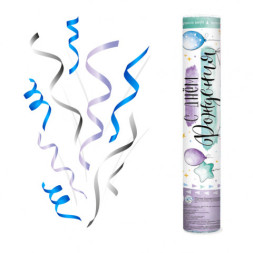 Пневмохлопушка &quot;С днем рождения!&quot; Блеск серпантин