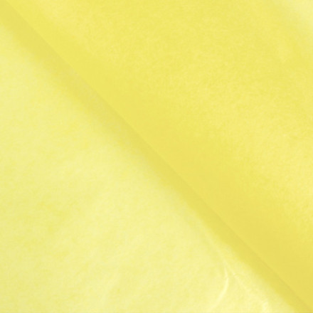 Бумага упаковочная тишью Желтый, 17 г/м2