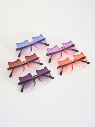 Карнавальные очки «Кошечка» градиент, МИКС