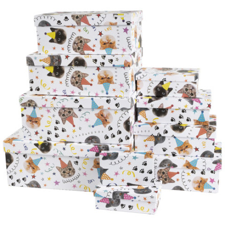 Подарочная коробка Котики