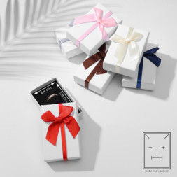 Коробочка подарочная под набор «Бантик» минимализм, цвет МИКС