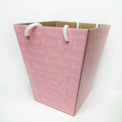Коробка для цветов Розовая