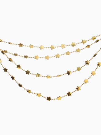 Бусы на ёлку «Звёзды», МИКС