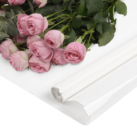 Упаковочная матовая пленка 45мкм Тонировка, Белый, Лаковый