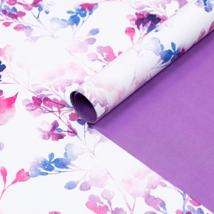 Бумага упаковочная глянцевая двусторонняя &quot;Для тебя&quot;