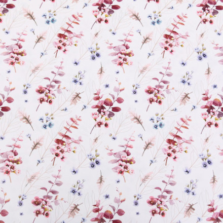 Бумага упаковочная глянцевая &quot;Акварельные цветы&quot;