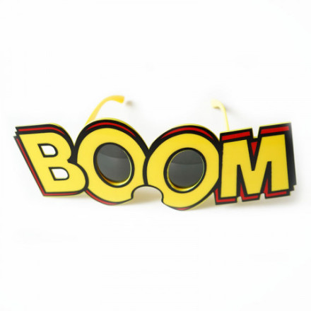 Очки карнавальные &quot;Крутая надпись&quot; BOOM