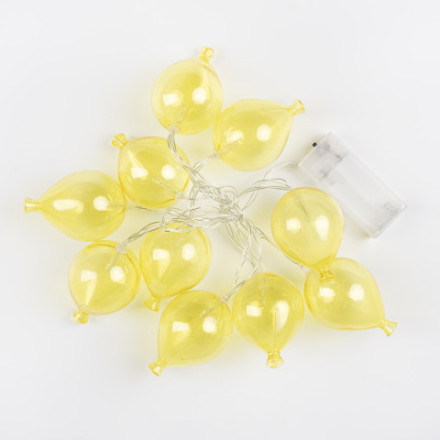 Светодиодная гирлянда Воздушные шарики, IP 20, Желтый/Теплый белый