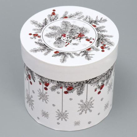 Коробка цилиндр «Уютные мгновения», Новый год #нг