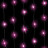 Светодиодная гирлянда, Роса 30 Led, IP14, Розовый