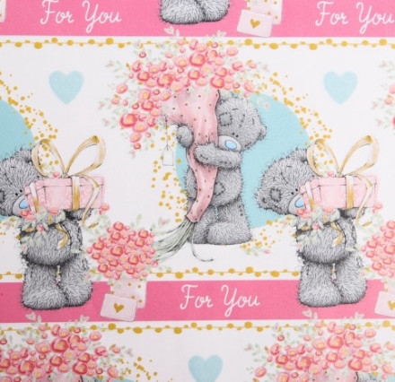 Бумага упаковочная глянцевая «For you», Me To You
