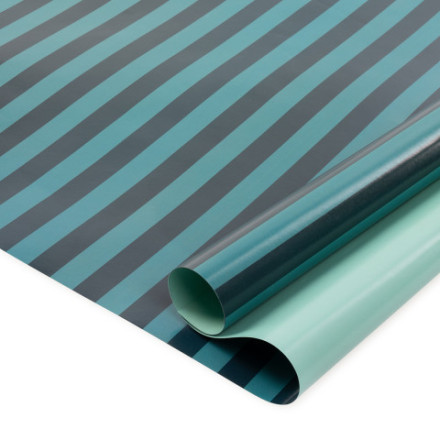 Упаковочная бумага Полоски, Зеленый