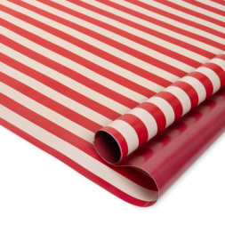 Упаковочная бумага Полоски, Красный