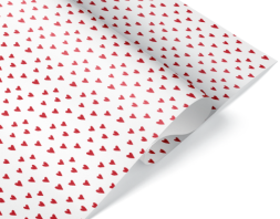 Упаковочная бумага 70гр Сердечки