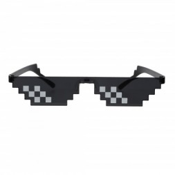 Карнавальные очки, Пиксели, Черный