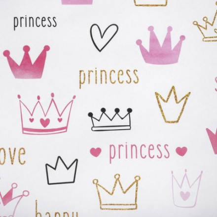 Крафт-бумага упаковочная «Для девочки» princess