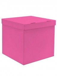 Коробка-сюрприз Фуксия, самосборная крышка