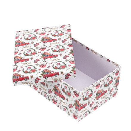 Коробка подарочная &quot;Новогодняя машина с подарками&quot; #нг