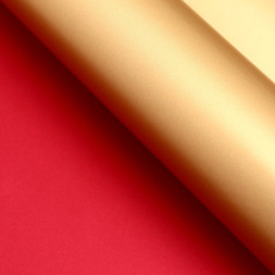 Пленка для цветов, &quot;Золотая сторона&quot;, винная