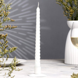 Свеча витая «Богатство Аромата», белая