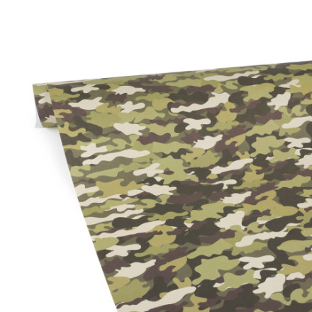 Упаковочная бумага, Камуфляж