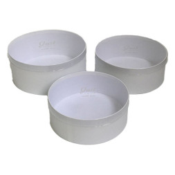 Коробка Шайба с прозрачной крышкой, Белый