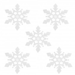 Декоративное украшение Снежинки Льдинки, Белый