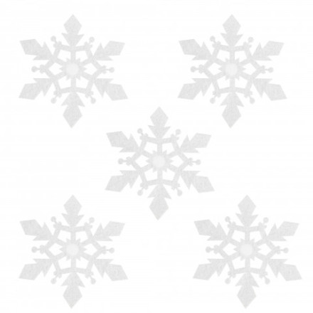 Декоративное украшение Снежинки Льдинки, Белый