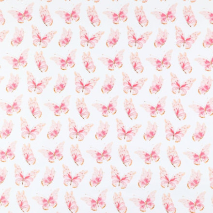 Бумага упаковочная глянцевая «Розовые бабочки»