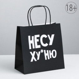 Пакет подарочный, Несу Ху*ню