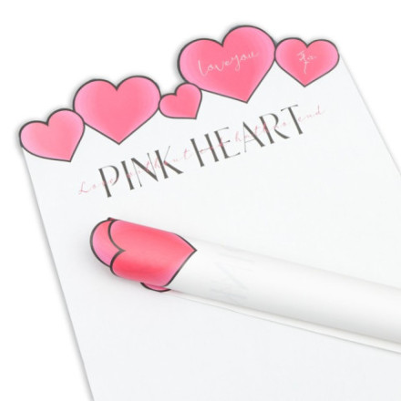 Бумага фигурная для цветов 70гр., &quot;Сердца&quot;, белая