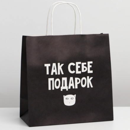Пакет подарочный, Так себе, а не подарок