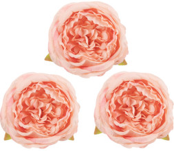 Пионовидная роза (бутон), искусственная, Розовый