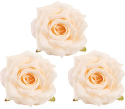 Роза (бутон), искусственная, Кремовый