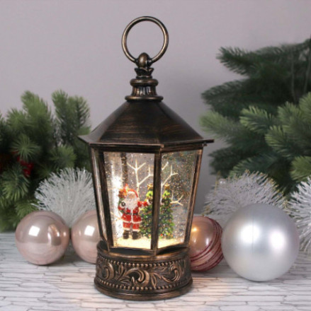 Новогодний светодиодный фонарь в ассортименте