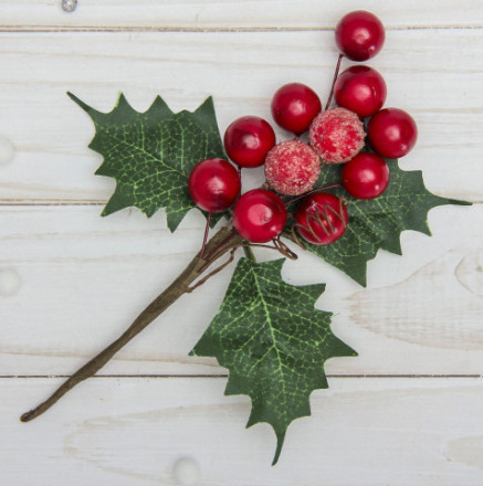 Декор &quot;Зимние мечты&quot;, красные ягоды