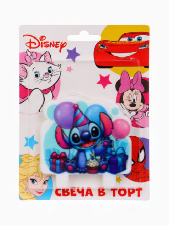 Свеча в торт Стич